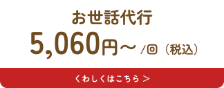 ペットのお世話代行5,060円(税込)
